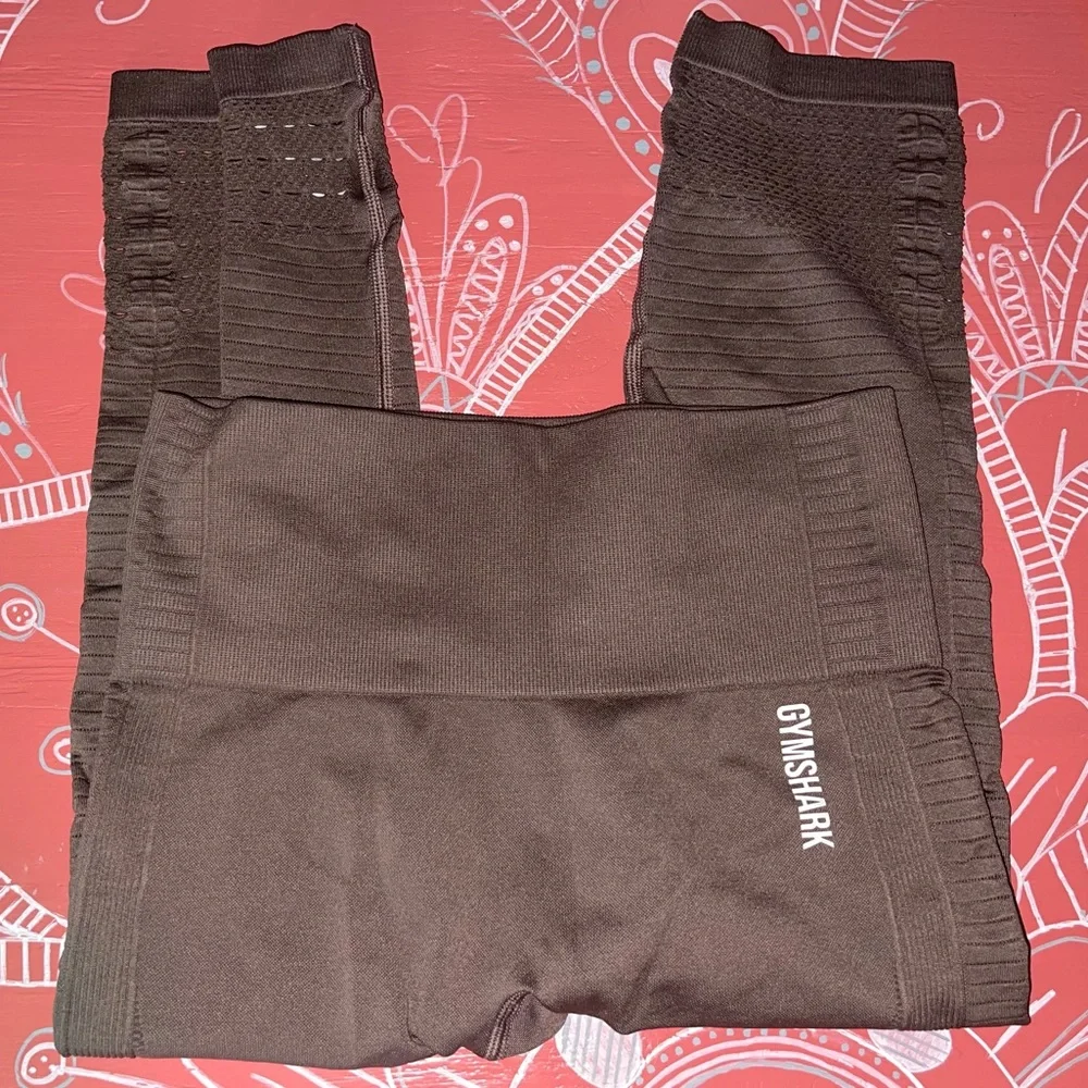 Energy Seamless Gymshark Leggings cropped size Small - Picture 1 of 2
